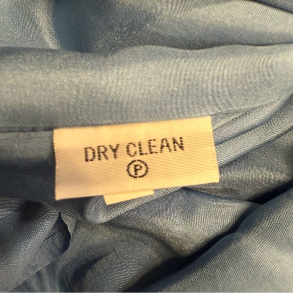 Tommy Bahama 100% Silk Blue Floral Sleeveless Dress Size 12 - Picture 14 of 15